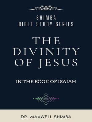cover image of The Divinity of Jesus in the Book of Isaiah